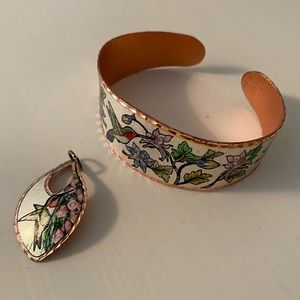 Cuff Bracelet and Pendant